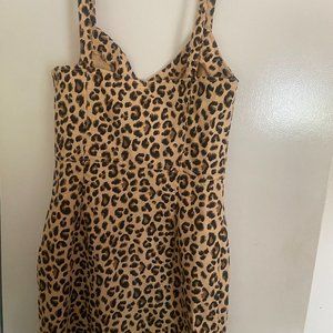 Leopard Print Mini Dress | H&M Twill Dress